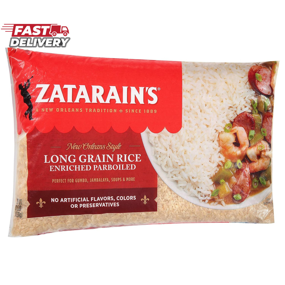 Zatarain'S Enriched Parboiled Long Grain Rice, 10 Lb