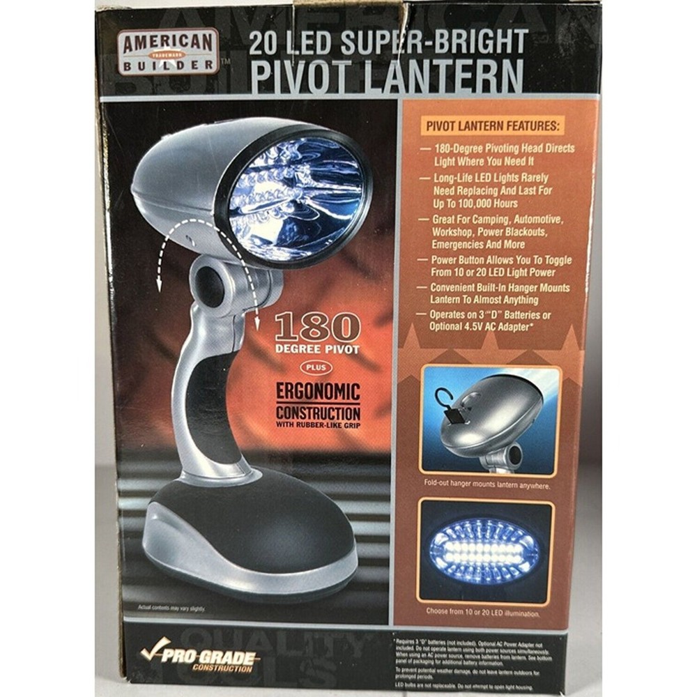 20 Led Super Bright Pivot Lantern