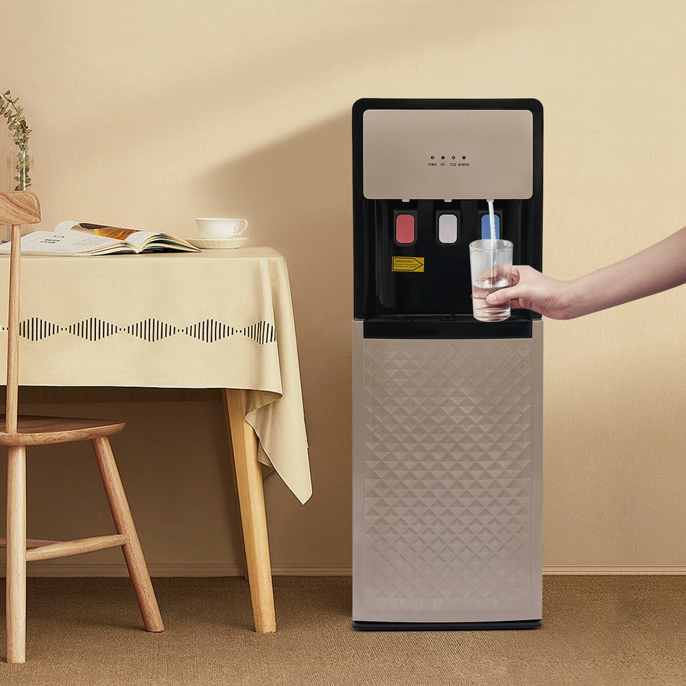 Bottom Loading Water Cooler Dispenser with Hot, Cold, and Room Temperature