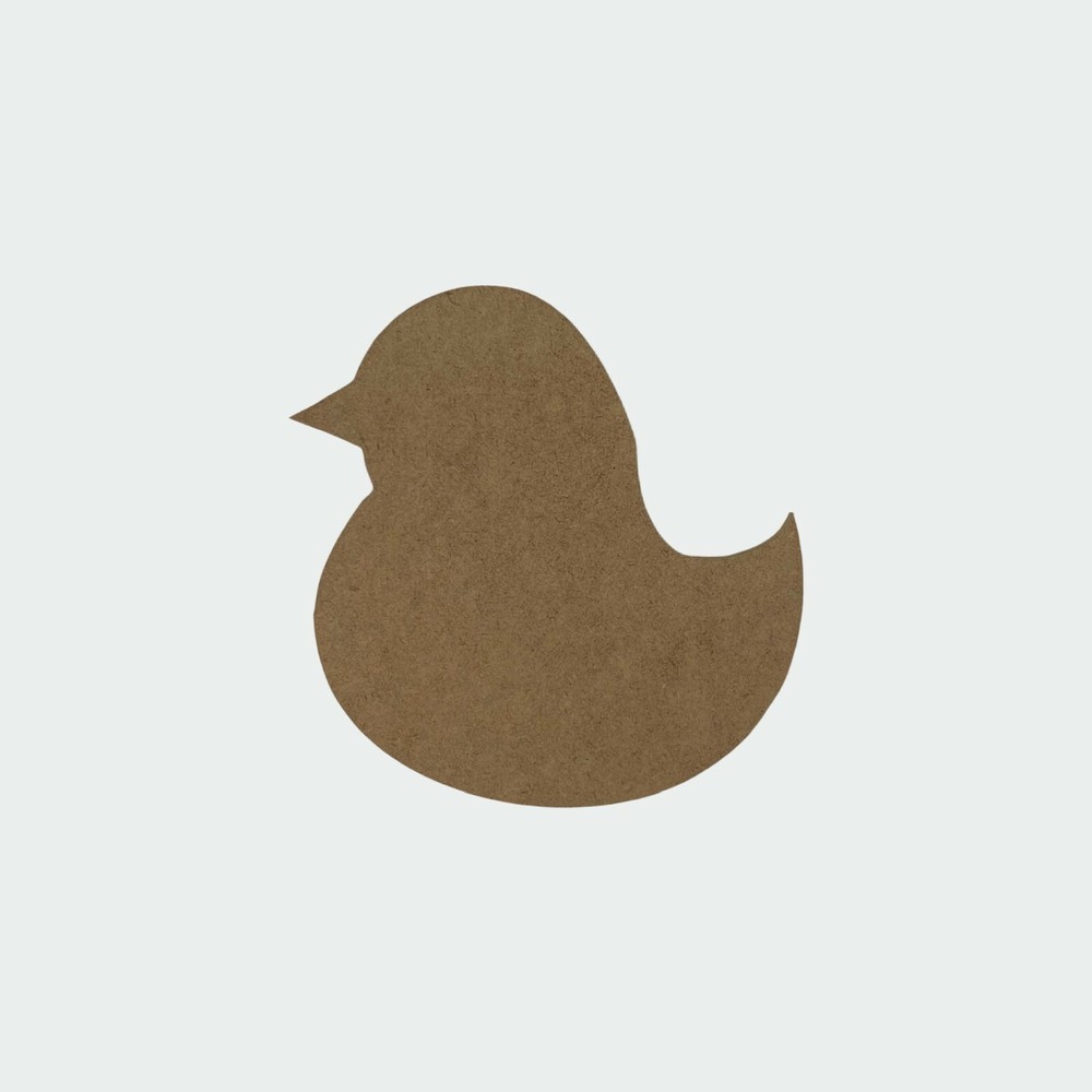 Duckling, Unfinished Wood Cutout