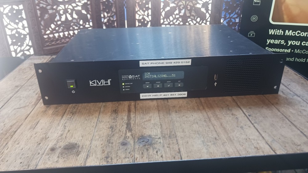 KVH Industries Mini-VSAT Broadband Control Unit & Modem