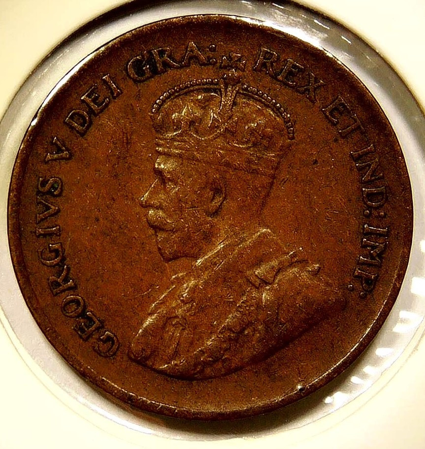 1933 Canada Small Cent King George V