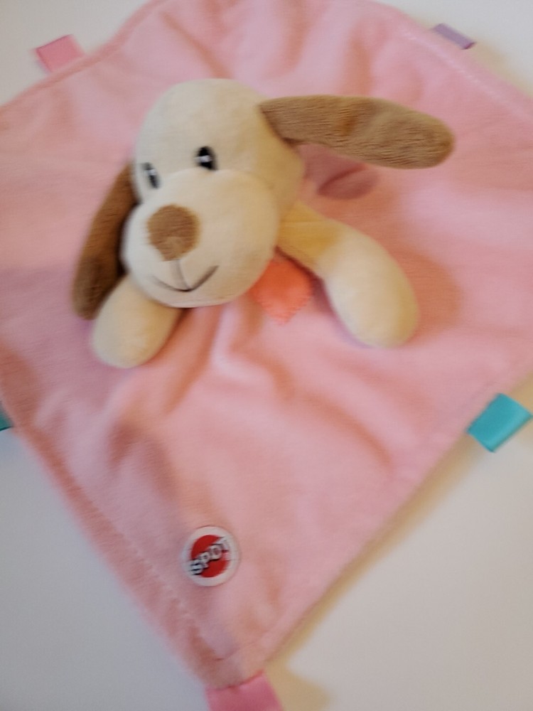 Spot Dog Security Blanket Pink Taggies