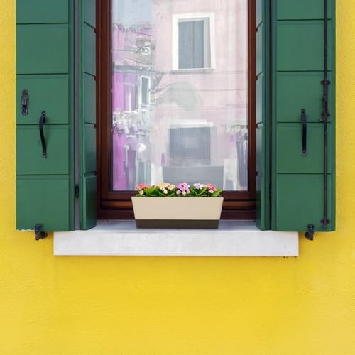 3 Pack Indoor Window Box Planter, 12x3.8 Inch 3pcs/12x3.8in Rectangular