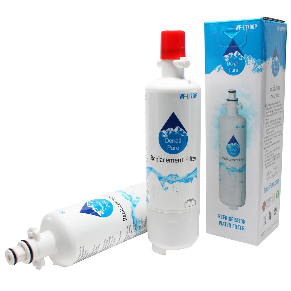 2-Pack Replacement for Home Depot HDX FML-3 Refrigerator Water Filter - Compatib