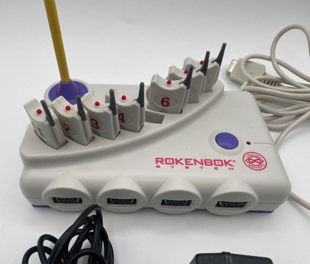 Rokenbok System Control Command Console Station Deck Controller w/7 Chips