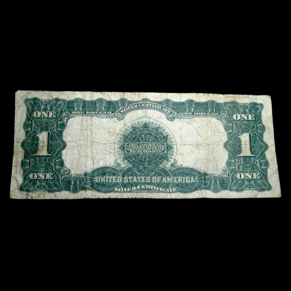 1899 $1 Black Eagle One Dollar Silver Certificate Large Size Note ---- #197
