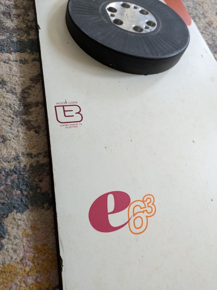 Burton e63 E deck 162cm Alpine Board Snowboard Vintage Asymmetrical Surf Style