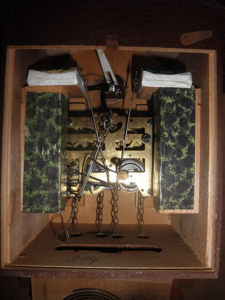 Cuckoo Clock German BK Black Forest working Hunter 1 Day CK3017