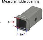 1 1/4" GM Trailer Hitch Receiver Cover Plug