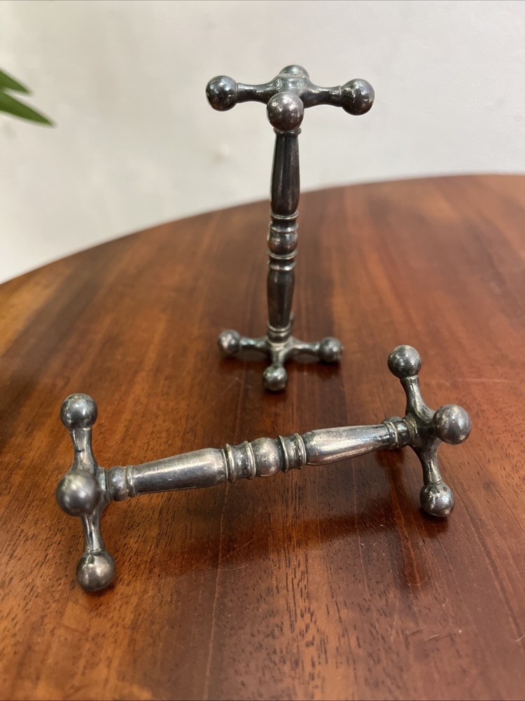 Victorian Antique Silver Plated Cutlery Rests