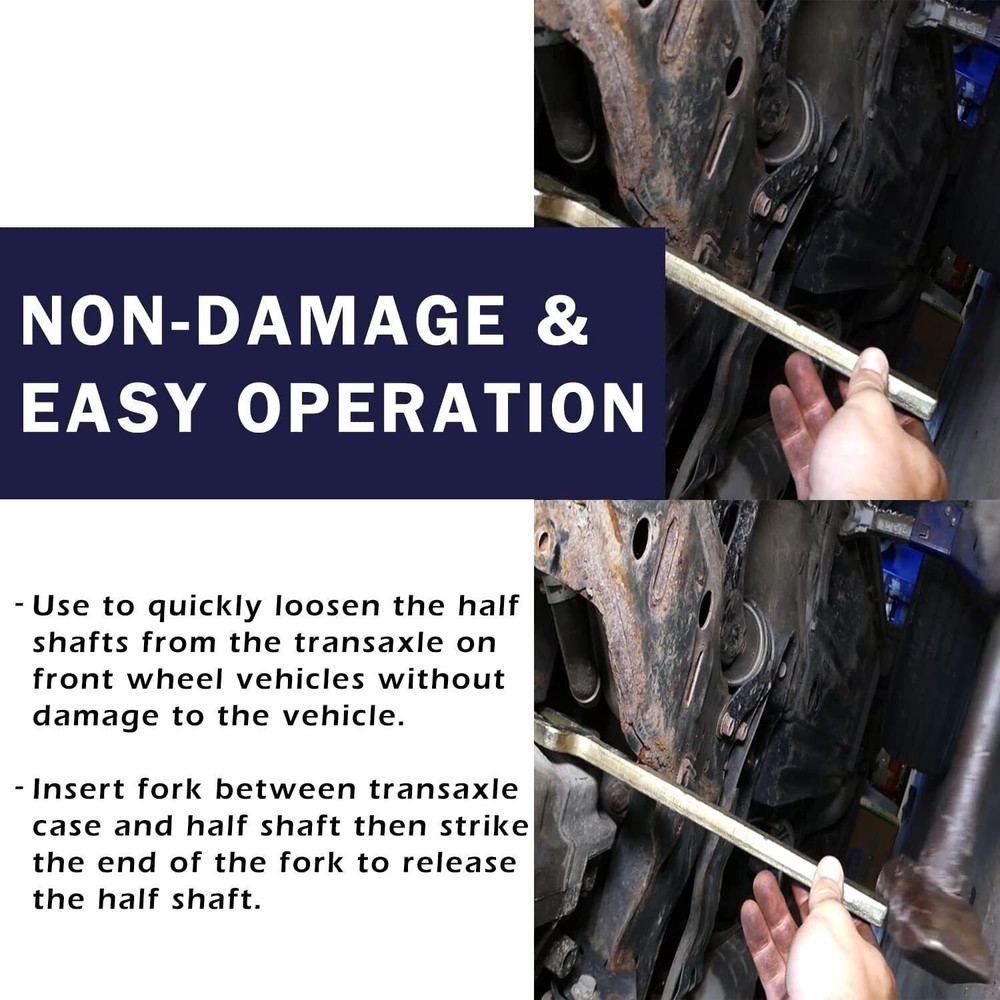 12020 Front Wheel Drive Axle Puller Fork Kit & 1040 Inner CV Axle Removal Tool