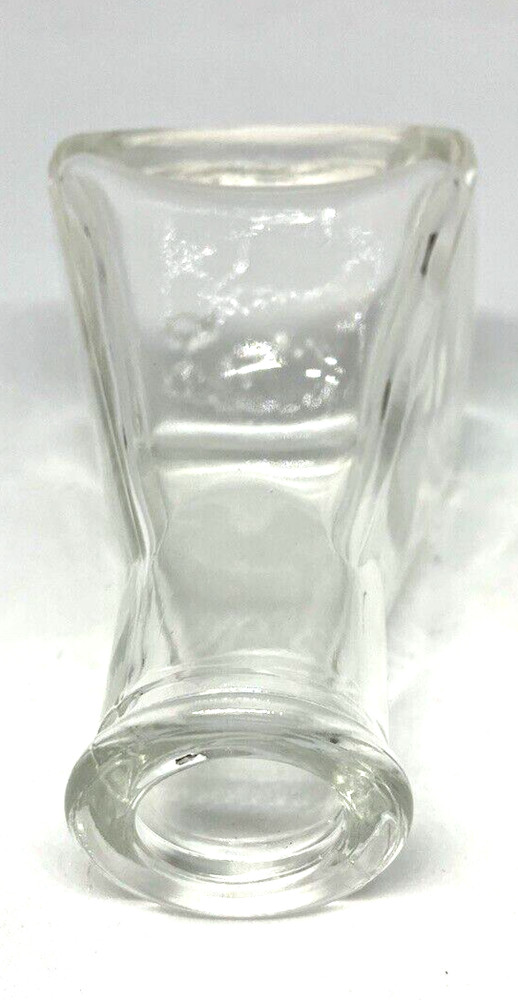 Clear Glass Pyramid Bottle Small Apothecary Perfume Diffuser Bud Vase Decorative