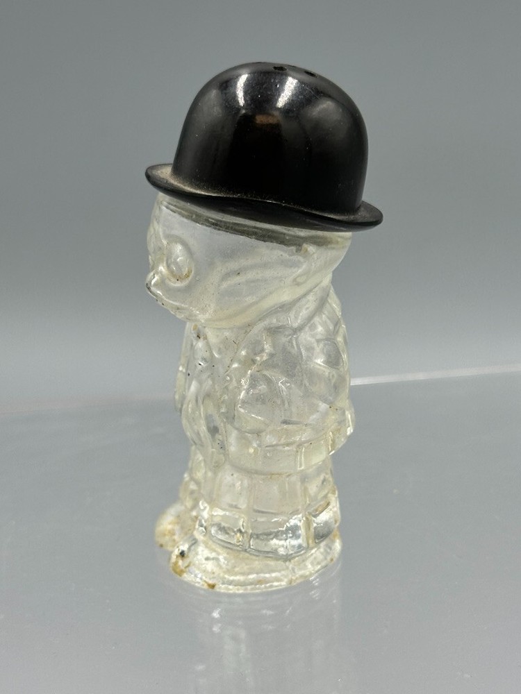 Vintage MOON MULLINS Glass Figural CANDY CONTAINER E&A 534 Shaker
