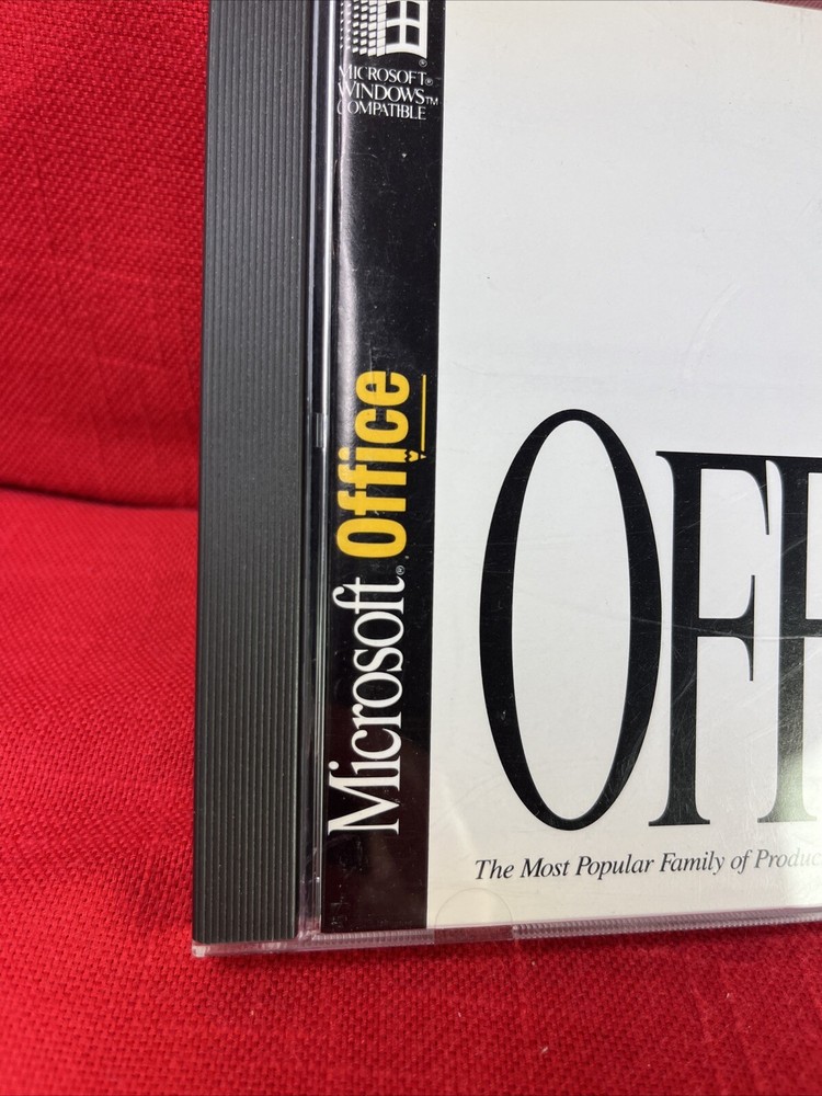 Microsoft Office orig 1994 4.2 Standard for MS Windows Rare CD Version Vintage