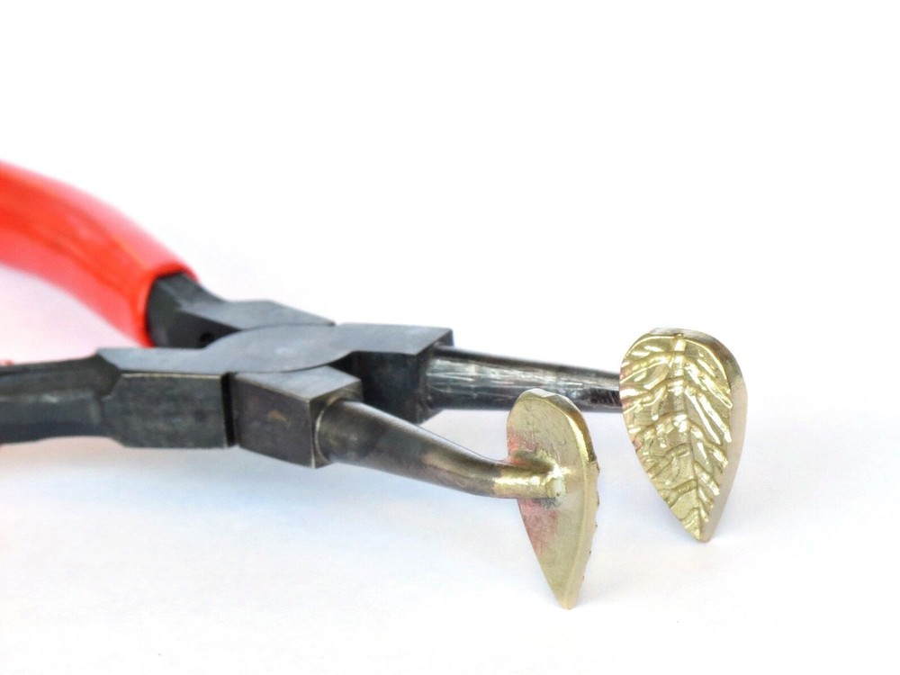 Brass Mashers for Leaf Beads and Pendants Making - Lampwork Tool