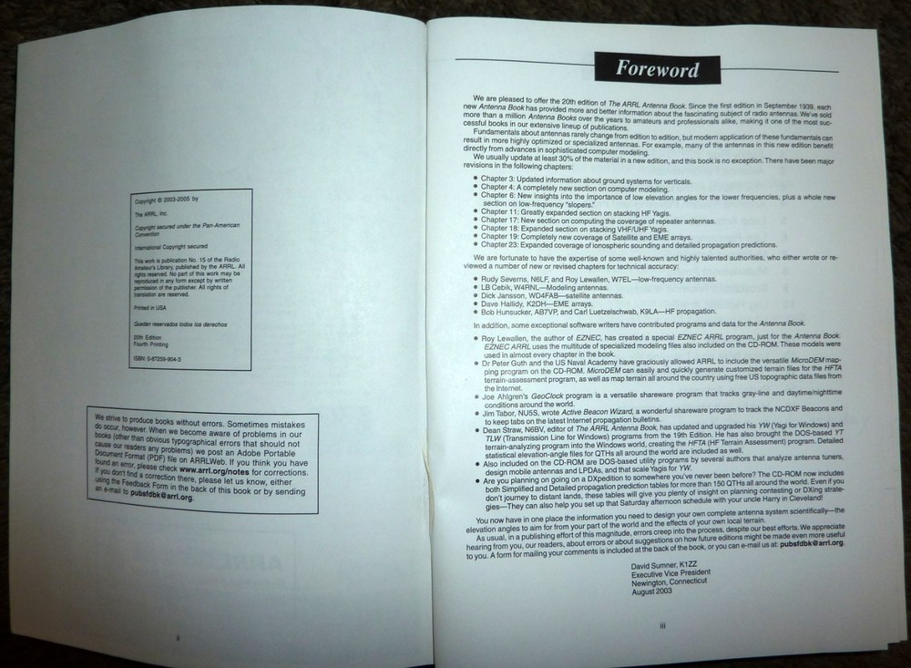 The ARRL Antenna Book 20th Edition