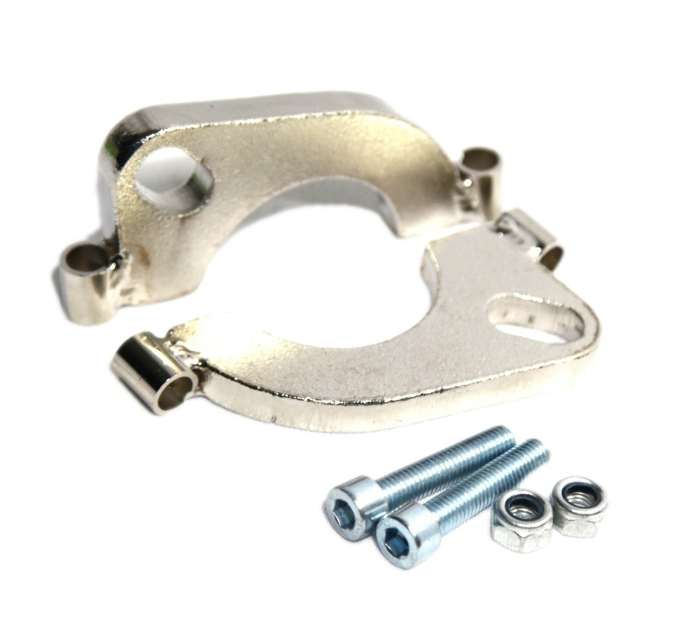2"ID Exhaust Flange Formed Oval Angle Split Mild Steel Repair Replacement