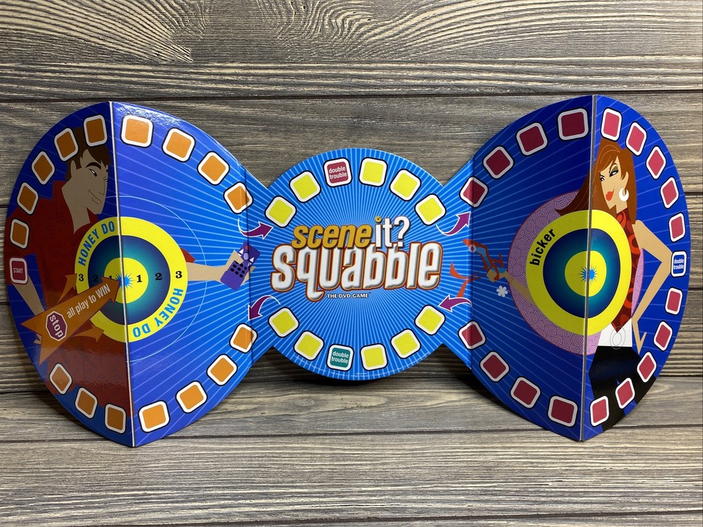 Mattel 2006 Scene It? Squabble Game Board Replacement Part Piece