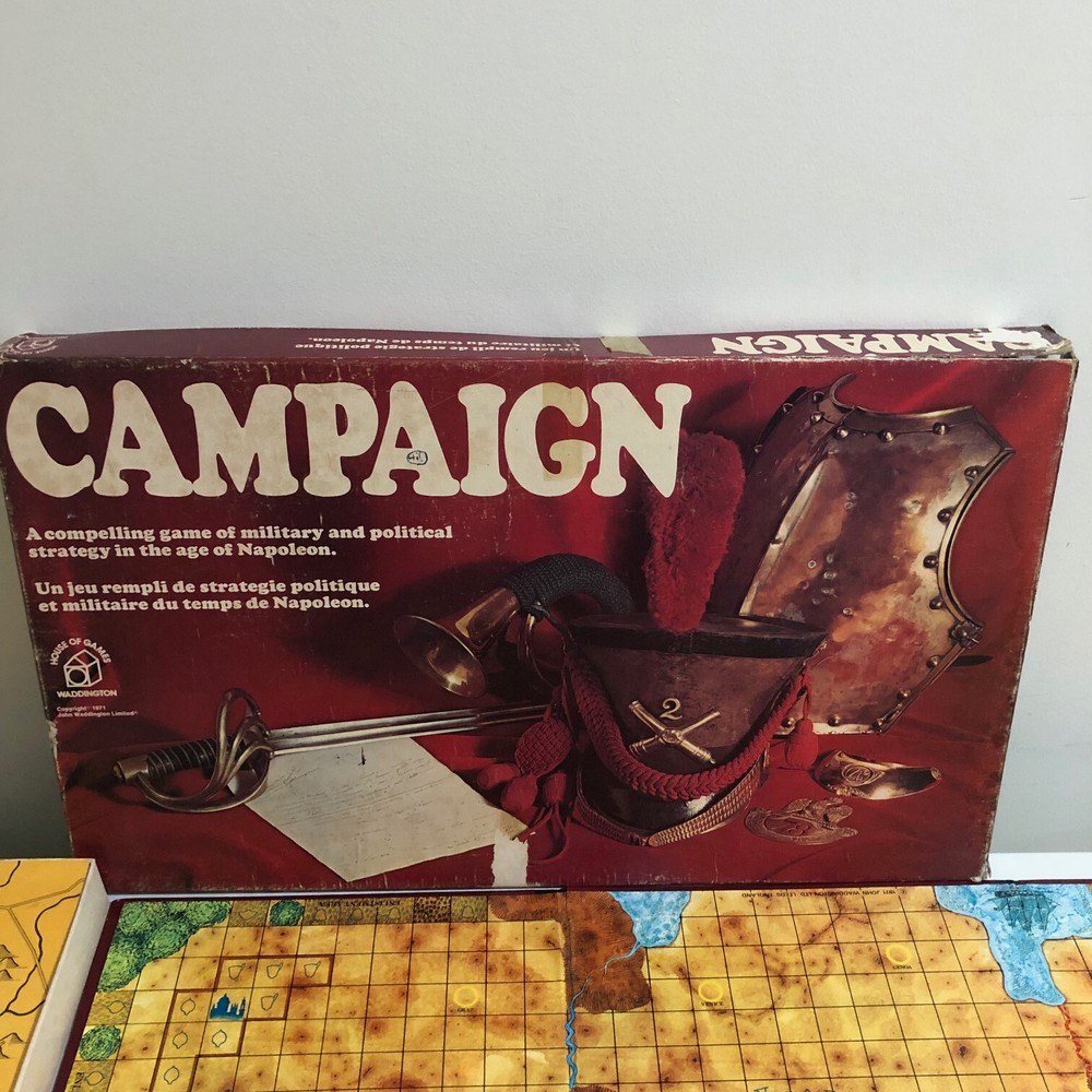 Waddingtons Campaign Board Game 1971