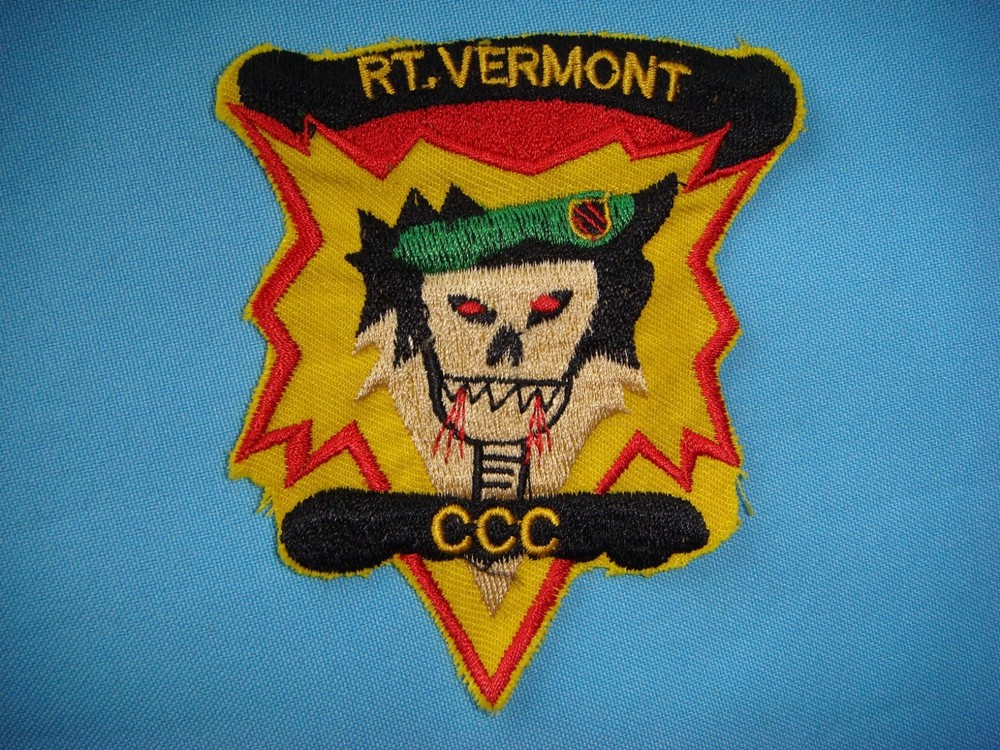 VIETNAM WAR PATCH, US 5th SF Grp MACV-SOG RT VERMONT CCC ( variation)