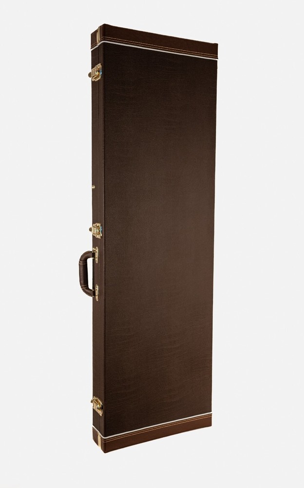 Hard-Shell Electric Bass Case (Brown)