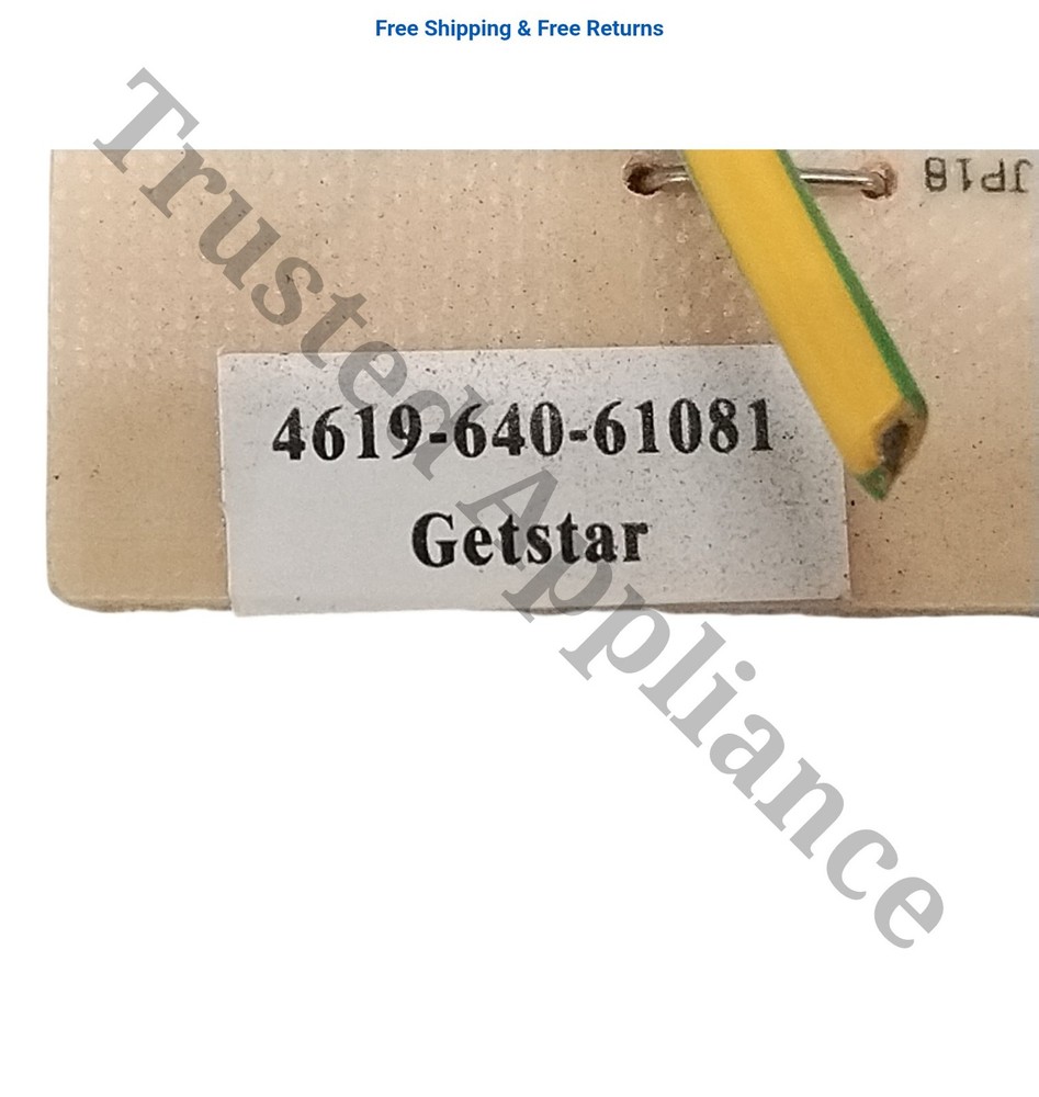 Whirlpool W10250233 Microwave Control Board