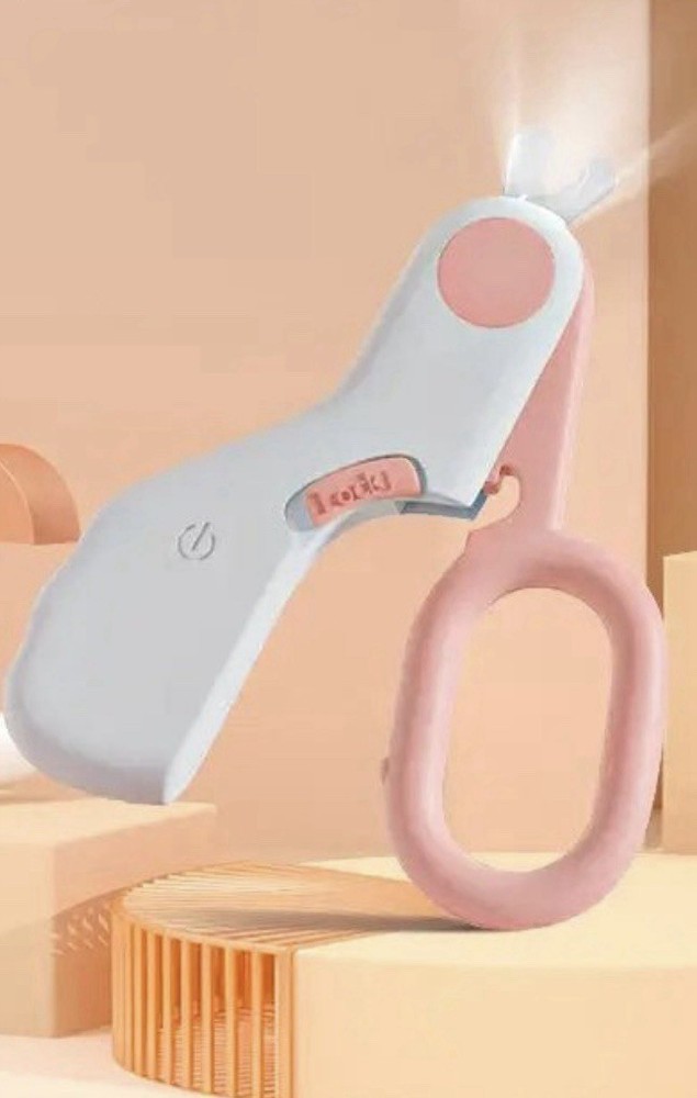 LED Light Nail Clipper Pink - A0194