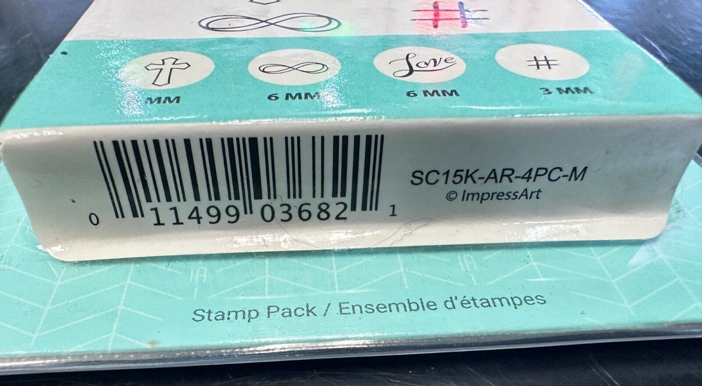ImpressArt Stamp Pack, SC15K-AR-4PC-M