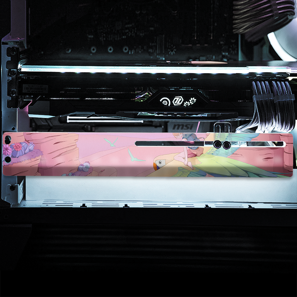 Custom RGB GPU Support Bracket (Addressable RGB Controller Kit Included)