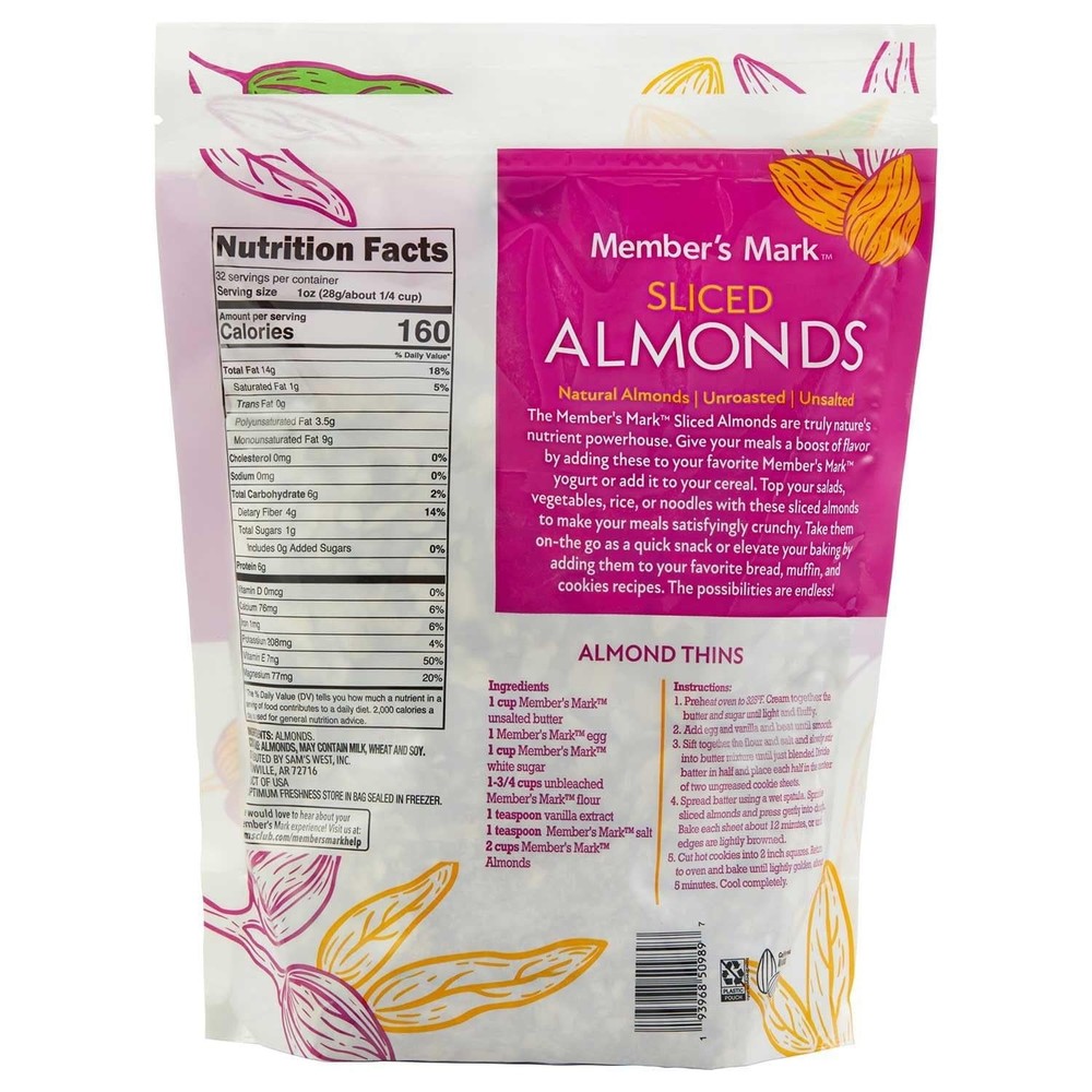Member's Mark Sliced Almonds, 32 Ounce