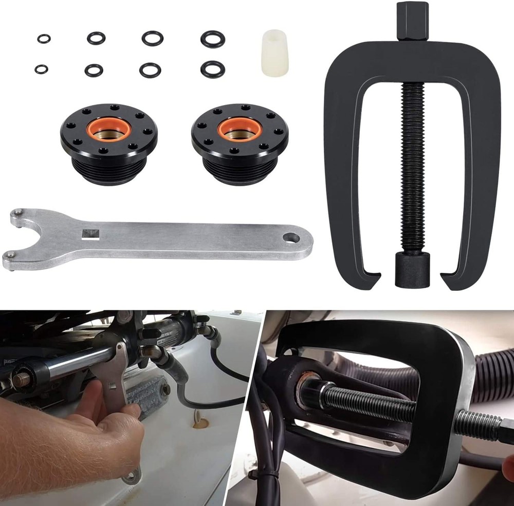 HS5157 Front Mount Hydraulic Steering Cylinder Seal Kit & Support Bracket Puller