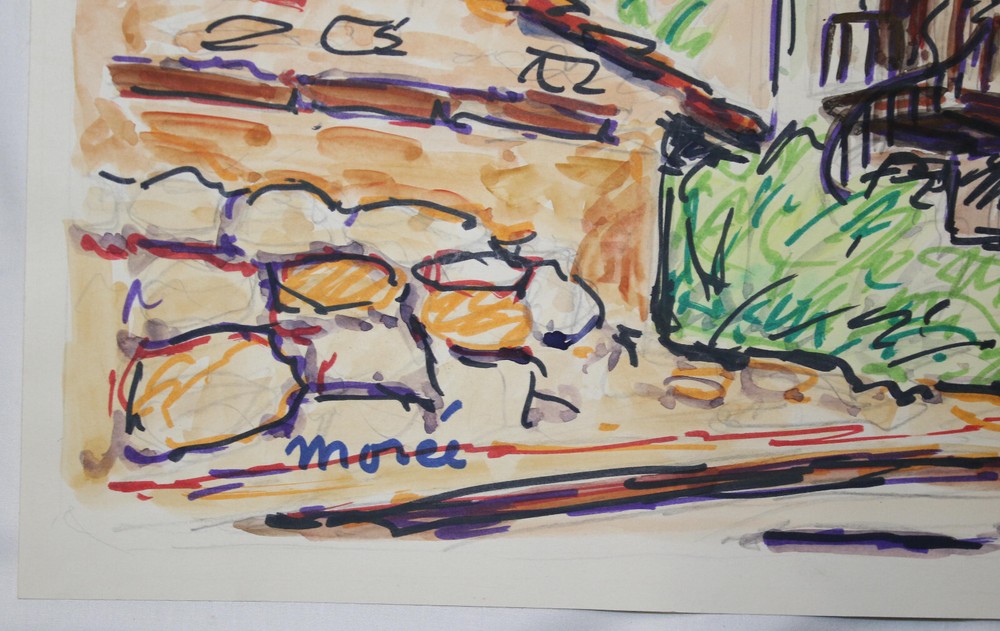 Original Watercolor By Prince De Morée (015*)