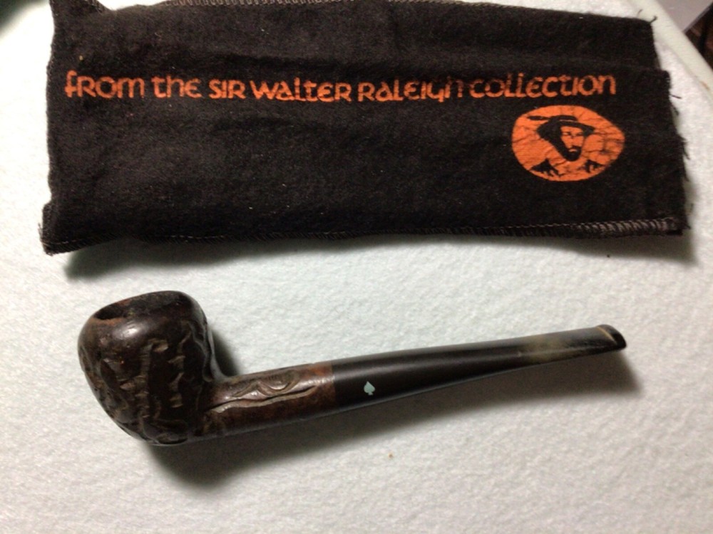 Dr Grabow Rustic Tobacco Pipe.  White spade