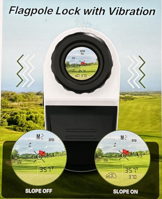 Golf Buddy H-116 Laser Rangefinder with Strap