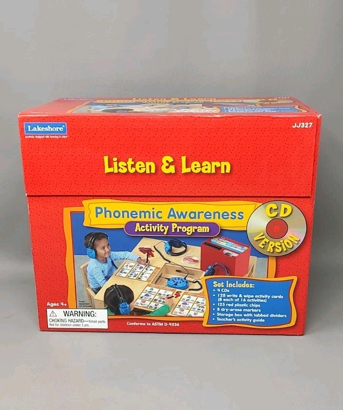 Lakeshore Listen & Learn Phonemic Awareness Activity Program CD Version JJ327
