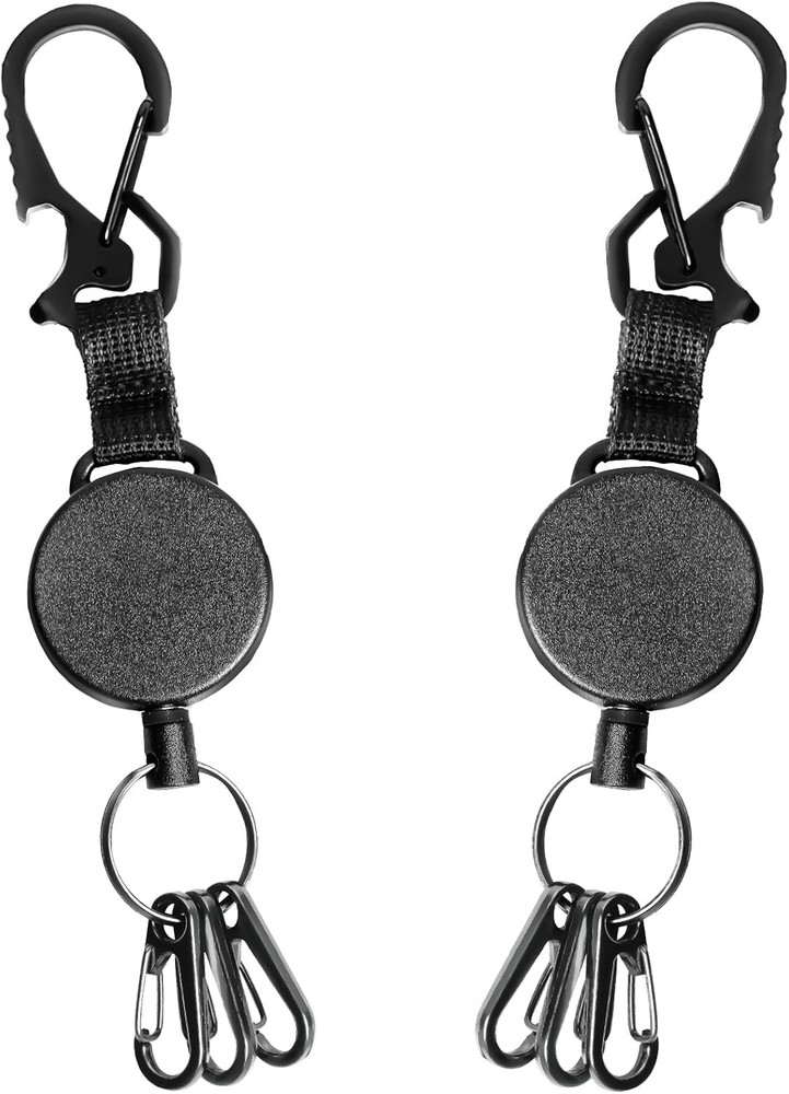 Retractable Keychain Heavy Duty - Retractable Key Holder Key Ring