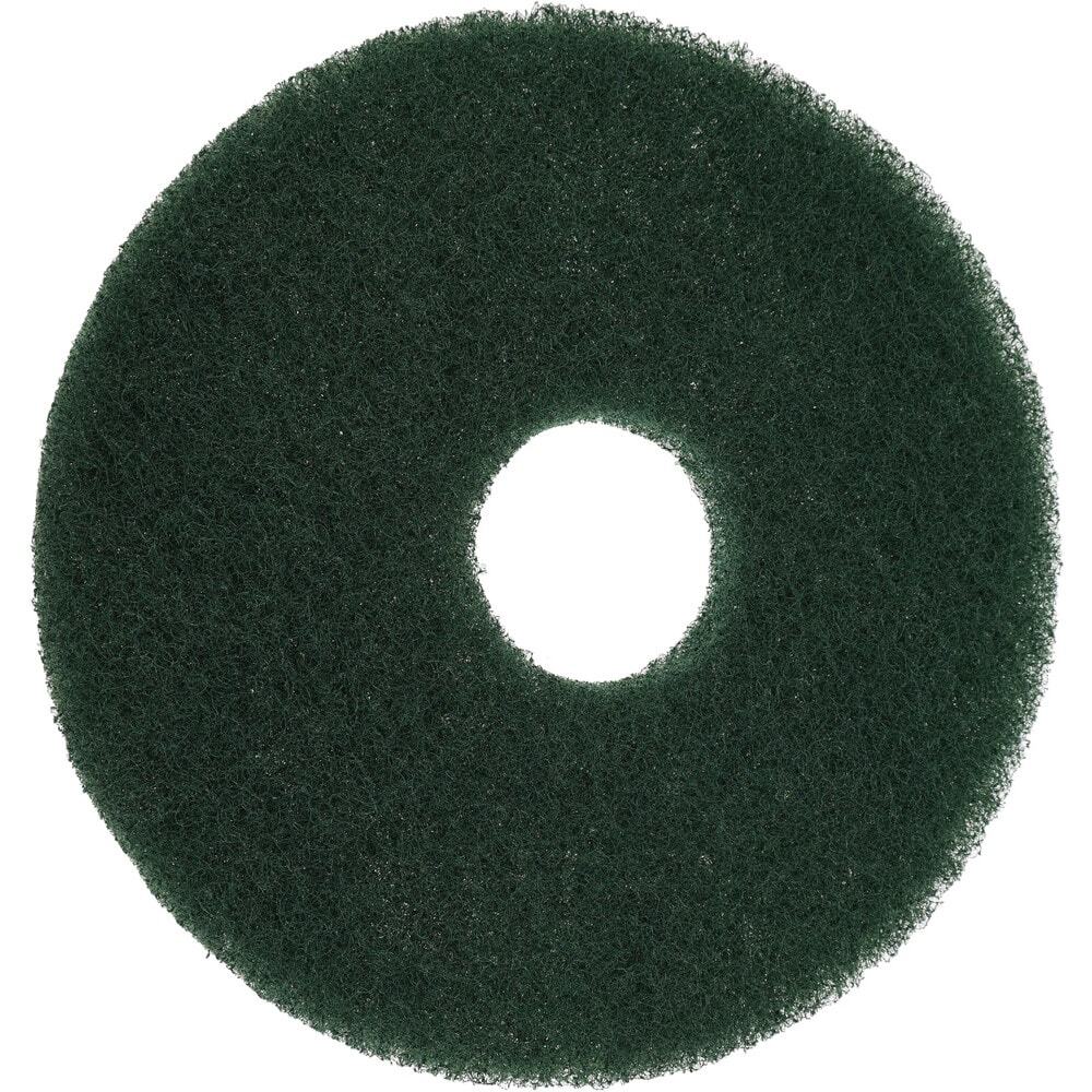 PRO SOURCE Floor Stripping Pads: 5 Pack, Green Coarse Polyester, 13" Diameter
