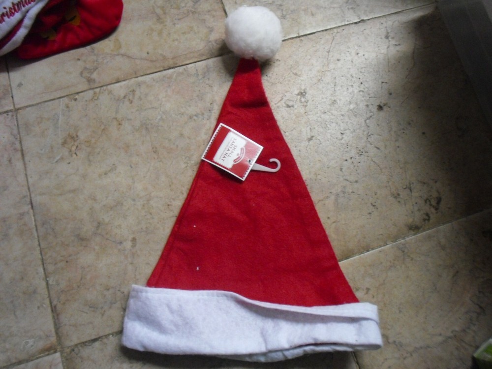 New ! Holiday Time Small Santa Hat