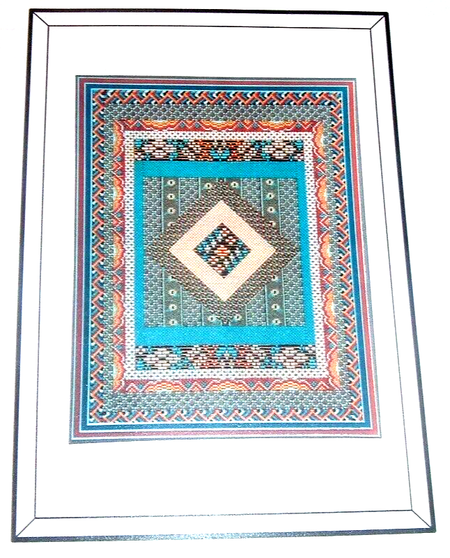 Cajun Quilt by Genny Morrow Needlepoint Pattern Chart Graph Book