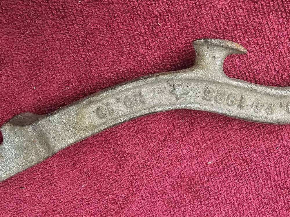 Akron Brass #10 Cast Iron Spanner Fire Hose Wrench