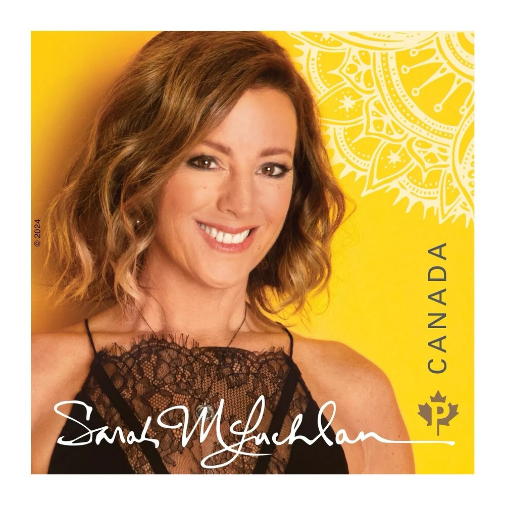 2024 Sarah McLachlan Canada Post Booklet 6 Permanent Mnh