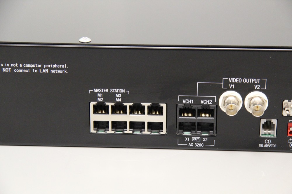 Aiphone AX-084C Central Exchange Unit For 8 Door/Sub-Stations And 8 Master