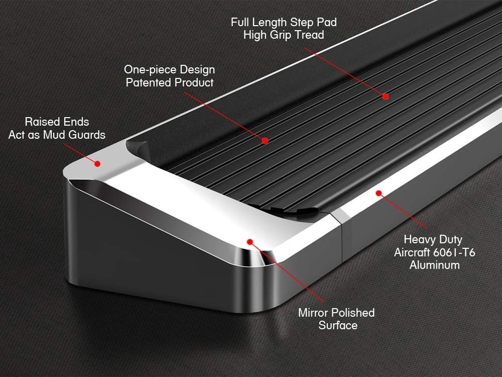 Running Boards Compatible with Dodge Sprinter 2007-2009 Full Size Van
