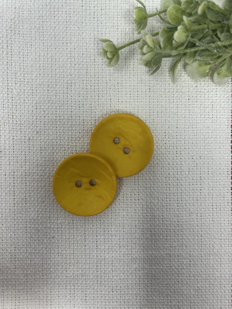 Textured Sewing Buttons 1.5” Multicolor Two Hole Mix & Match - 6 Pack