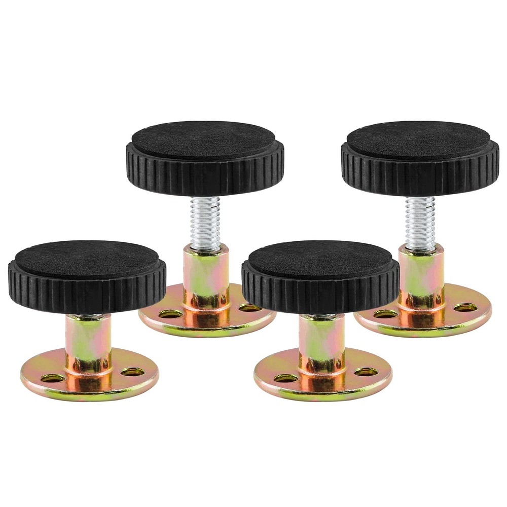 Litoexpe 4 Pcs Adjustable Threaded Bed Frame Anti-Shake Tool, Headboard Stopp...