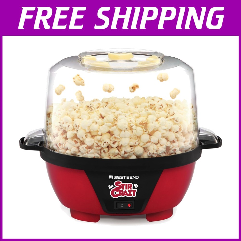 Countertop Popcorn Machine, Heat-Resistant Handles