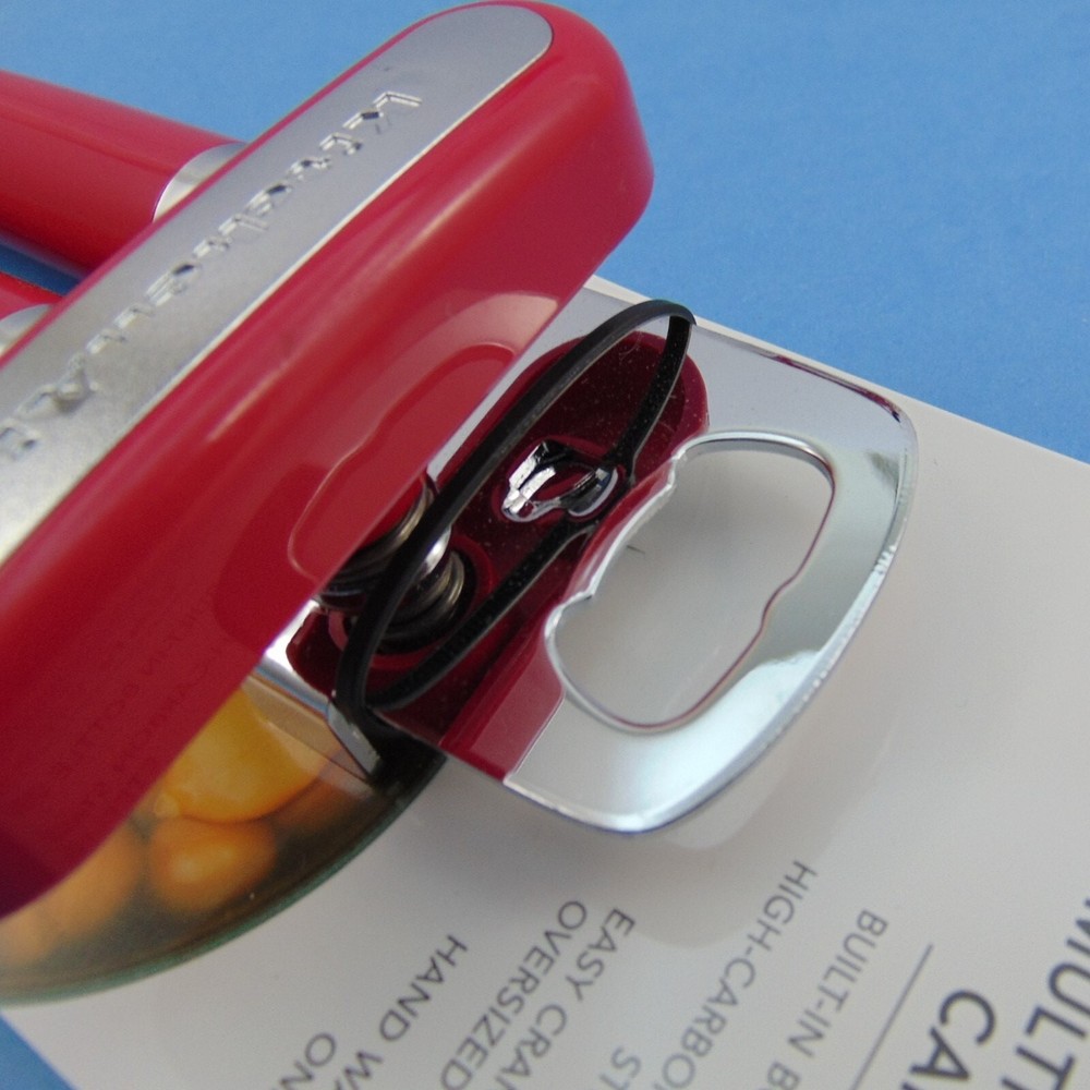 KitchenAid Multi-Function Manual Can & Bottle Opener Ergonomic Handle Pink