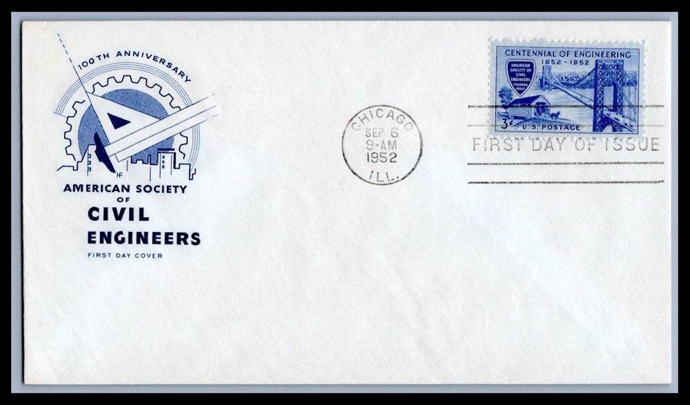 US FDC # 1012 3c Engineered Progress HF   1952, 9p312