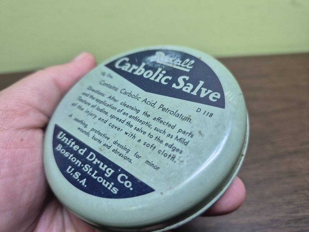 REXALL CARBOLIC SALVE CAN